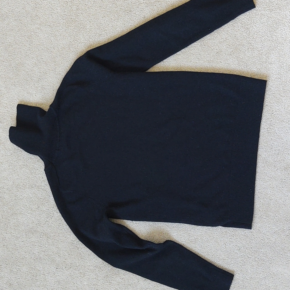 VGUC Quince black cashmere turtleneck sweater - Picture 5 of 5